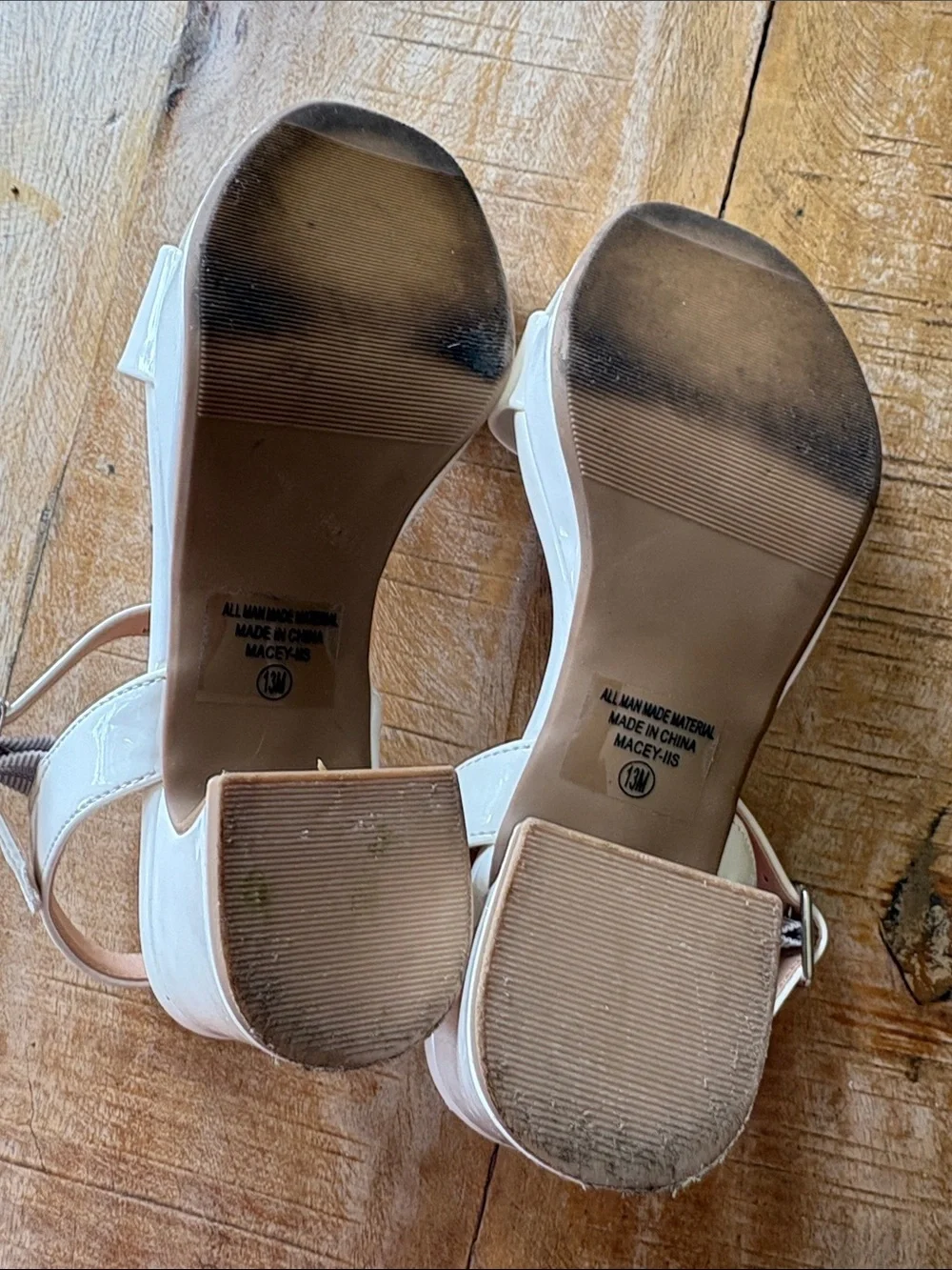 Soda White Patent Dress Shoes Size 13M